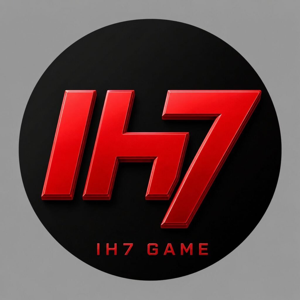 IH7 Game logo with red 3D IH7 design